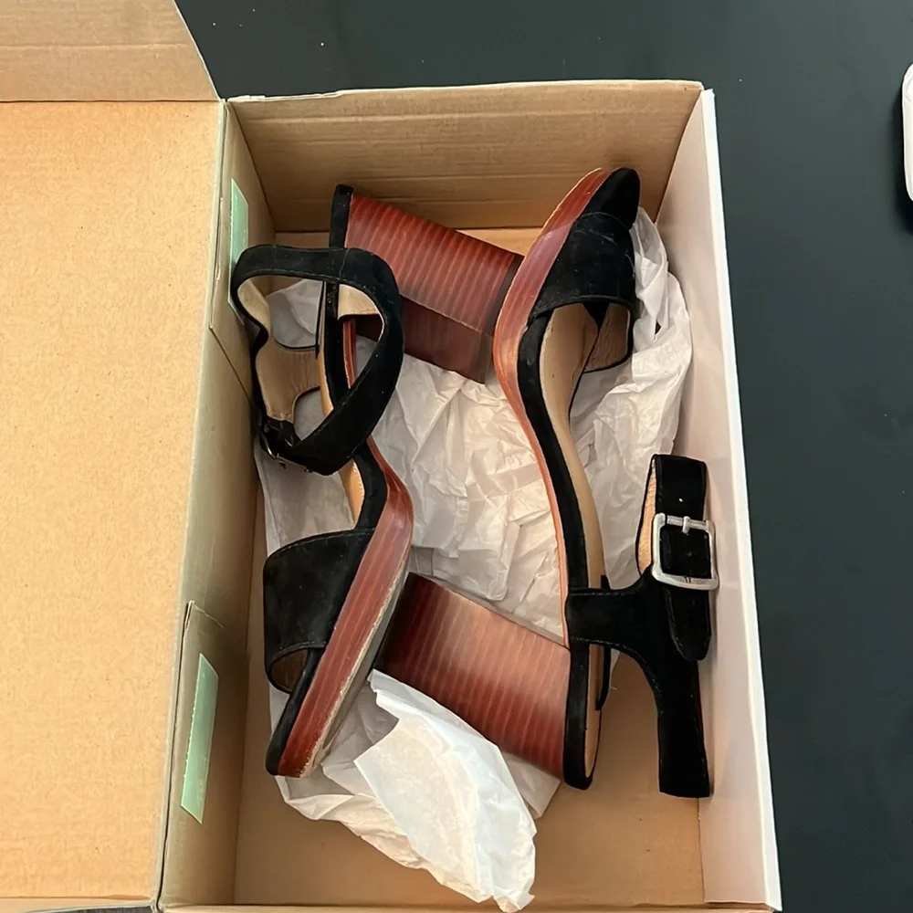 Frye Blake Platform Heels Size 9 - Picture 9 of 9